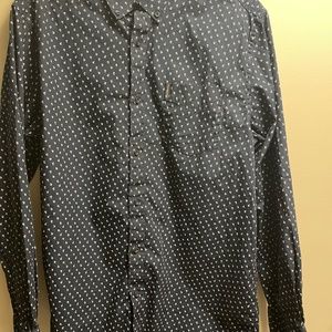Blue Ben Sherman semi-formal long sleeve shirt.